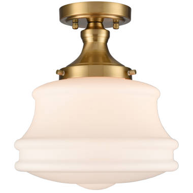 Flush mount on sale schoolhouse light